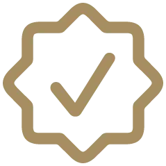 icon bestaetigung gold